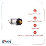 جت هیتر گازی نیرو تهویه البرز مدل QG-95