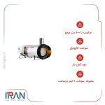 جت‌هیتر گازوئیلی ‌دودکش‌دار نیرو تهویه البرز مدل QEL-110