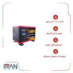 هیتر برقی تکفاز فن دار آذرتهویه طرح فلورا مدل E6000